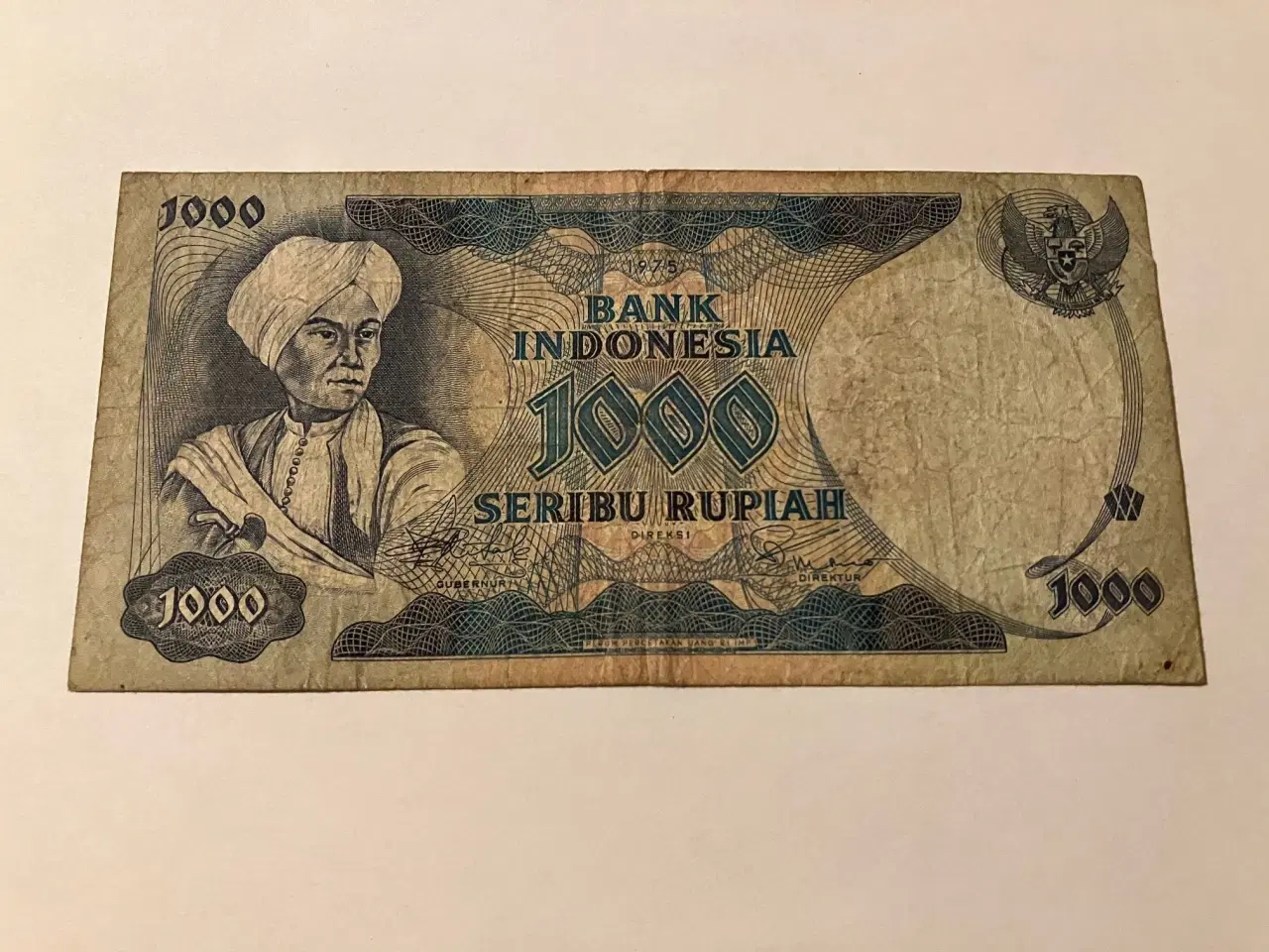 Billede 1 - 1000 Rupiah Indonesia - Dårlig stand