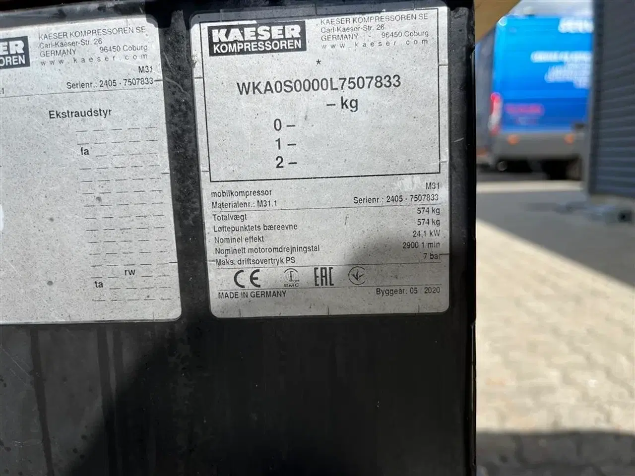 Billede 4 - Kaeser M 31 Mobil kompressor på ski