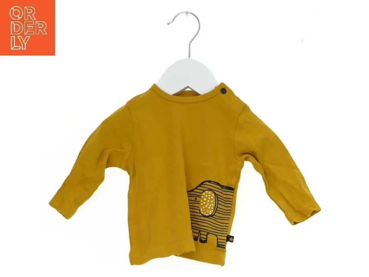 Billede 1 - Langærmet bluse med elefantmotiv fra Staccato (str. 56)