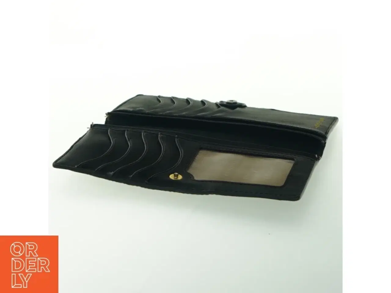 Billede 4 - Sort krokodillemønstret pung fra Lauren Ralph Lauren (str. 17,5 x. 9,5 cm)