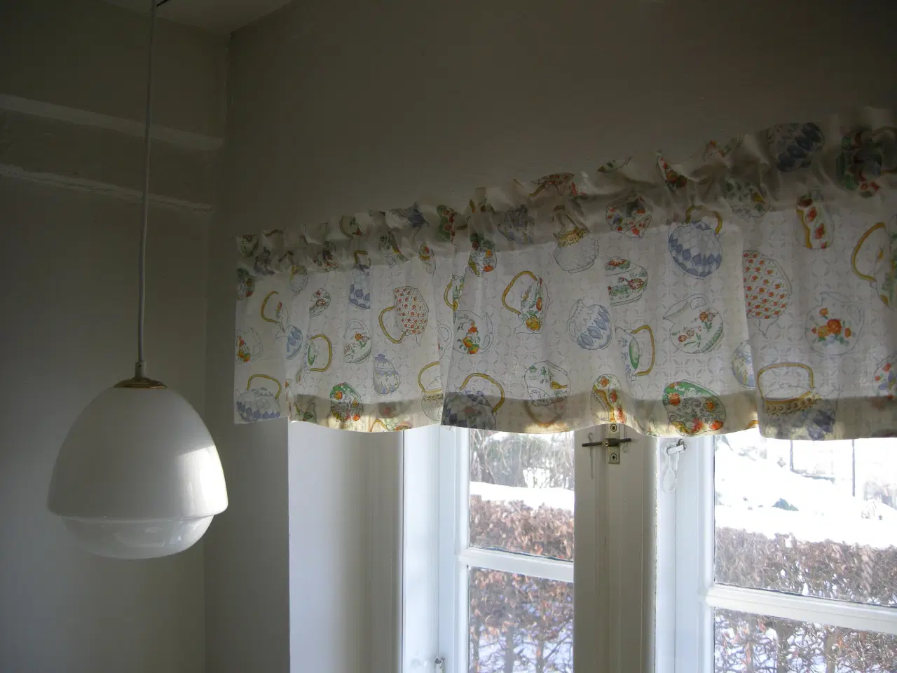 Billede 4 - 5 Vintagegardiner, Gardinkapper, Køkkengardiner