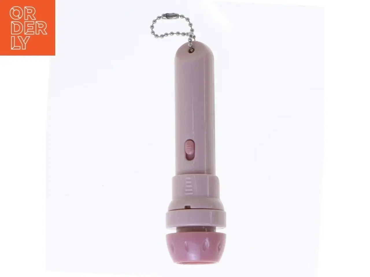 Billede 3 - Rosa LED mini-lommelygte med nøglering (str. 12 cm)