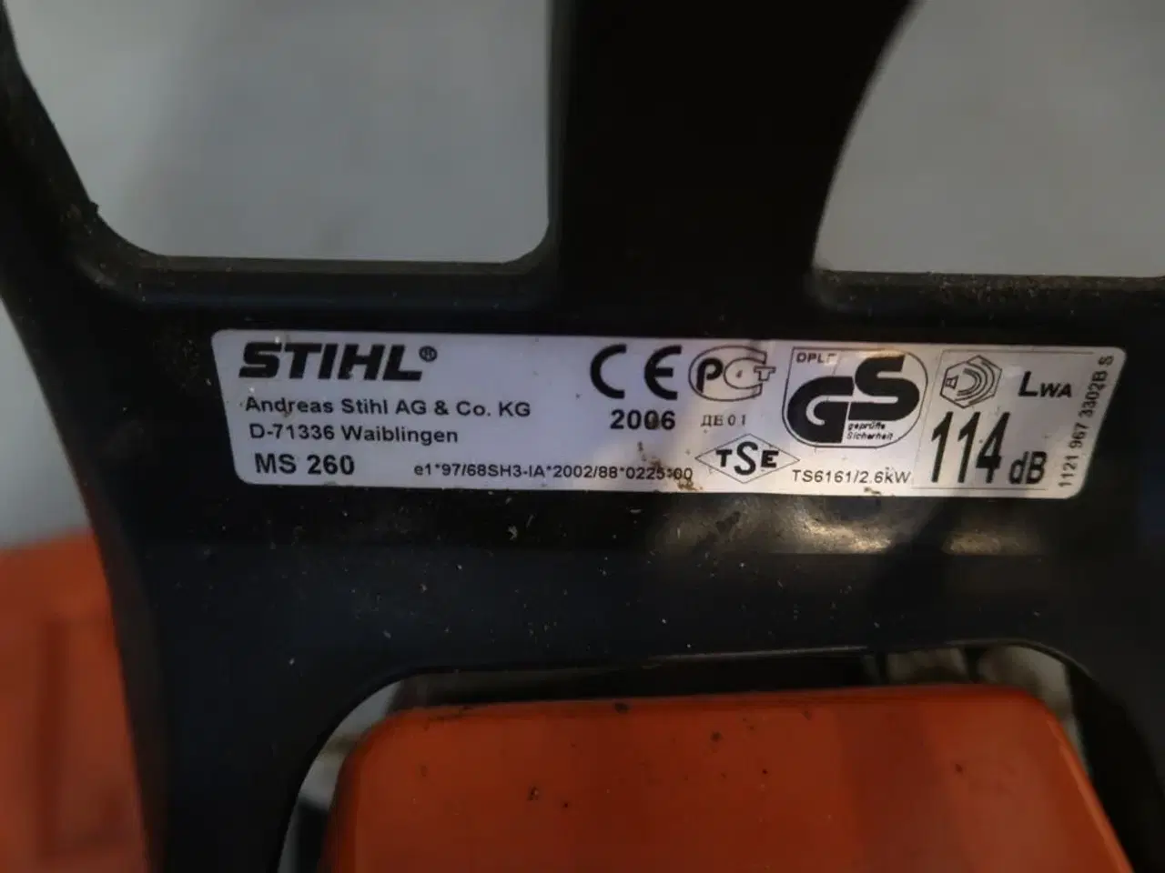 Billede 4 - Motorsav, Stihl MB 260C