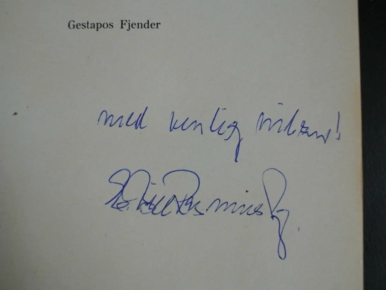 Billede 2 - gestapos fjender, af erik biil rasmussen. signeret