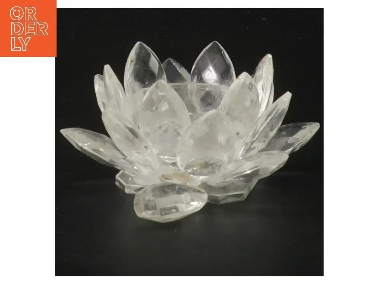 Billede 1 - Glasblomst dekoration (str. 11 cm)