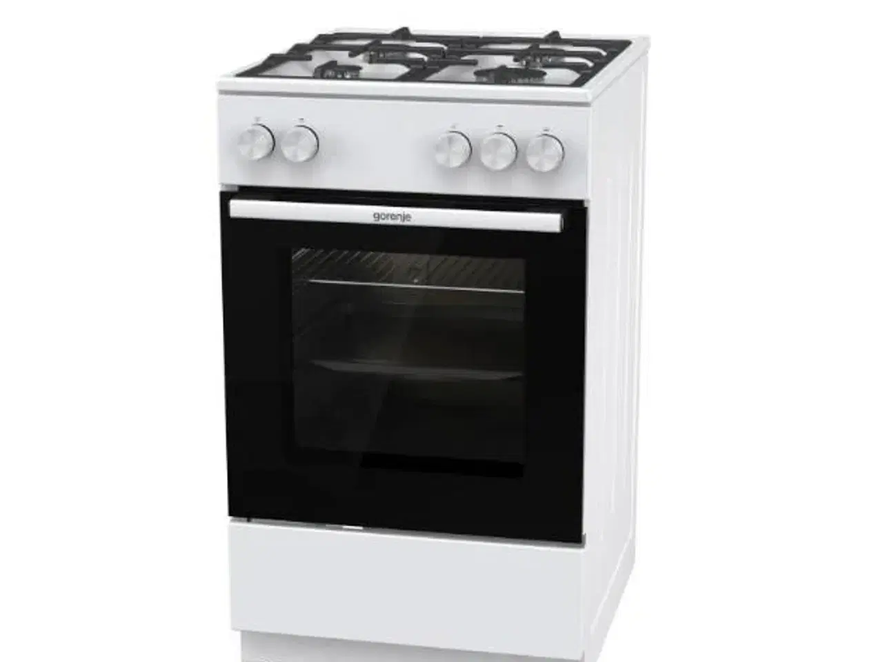 Billede 2 - Gas-komfur med ovn 50 cm - Gorenje GG5A10WFFM, hvid