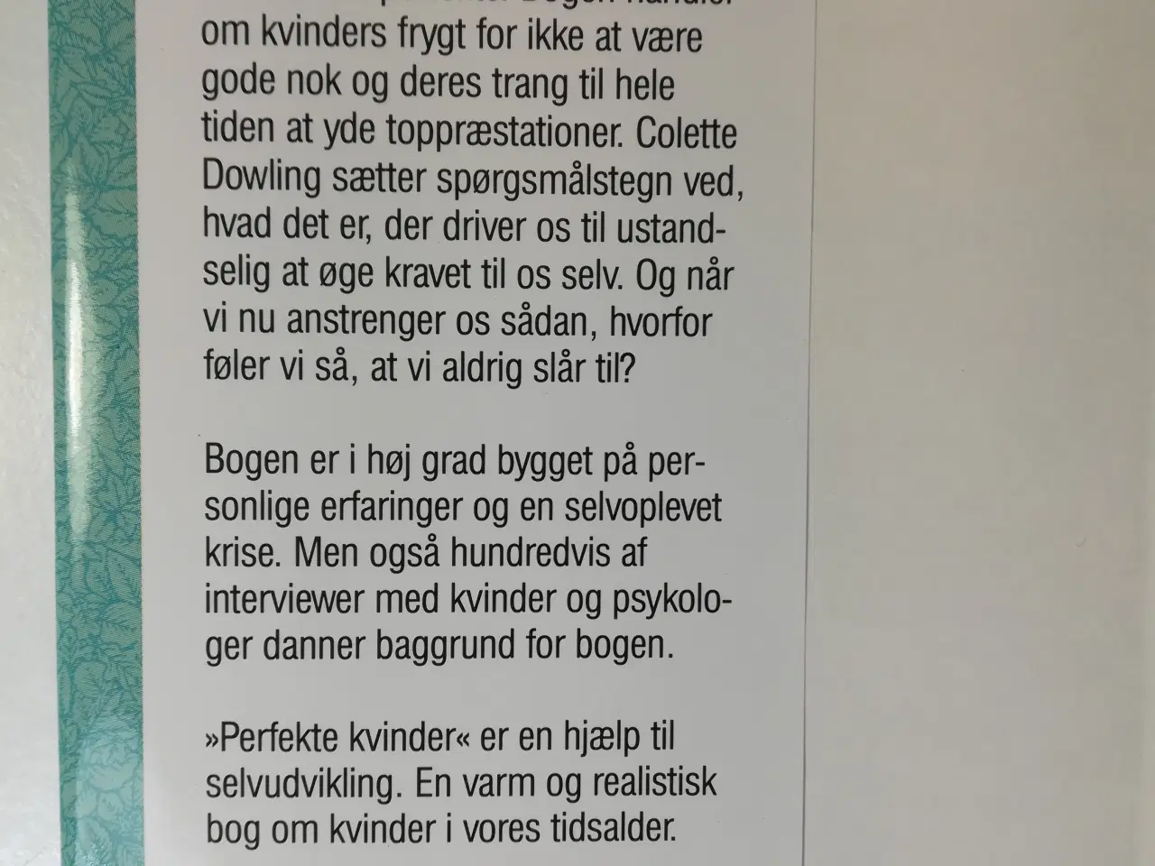 Billede 3 - PERFEKTE KVINDER, af Colette Dowling