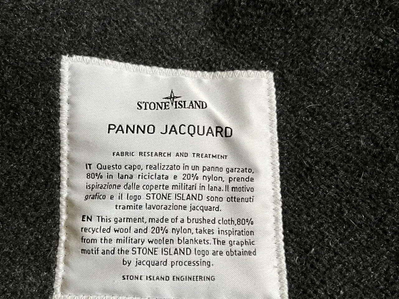 Billede 3 - Frakke af uld Stone Island