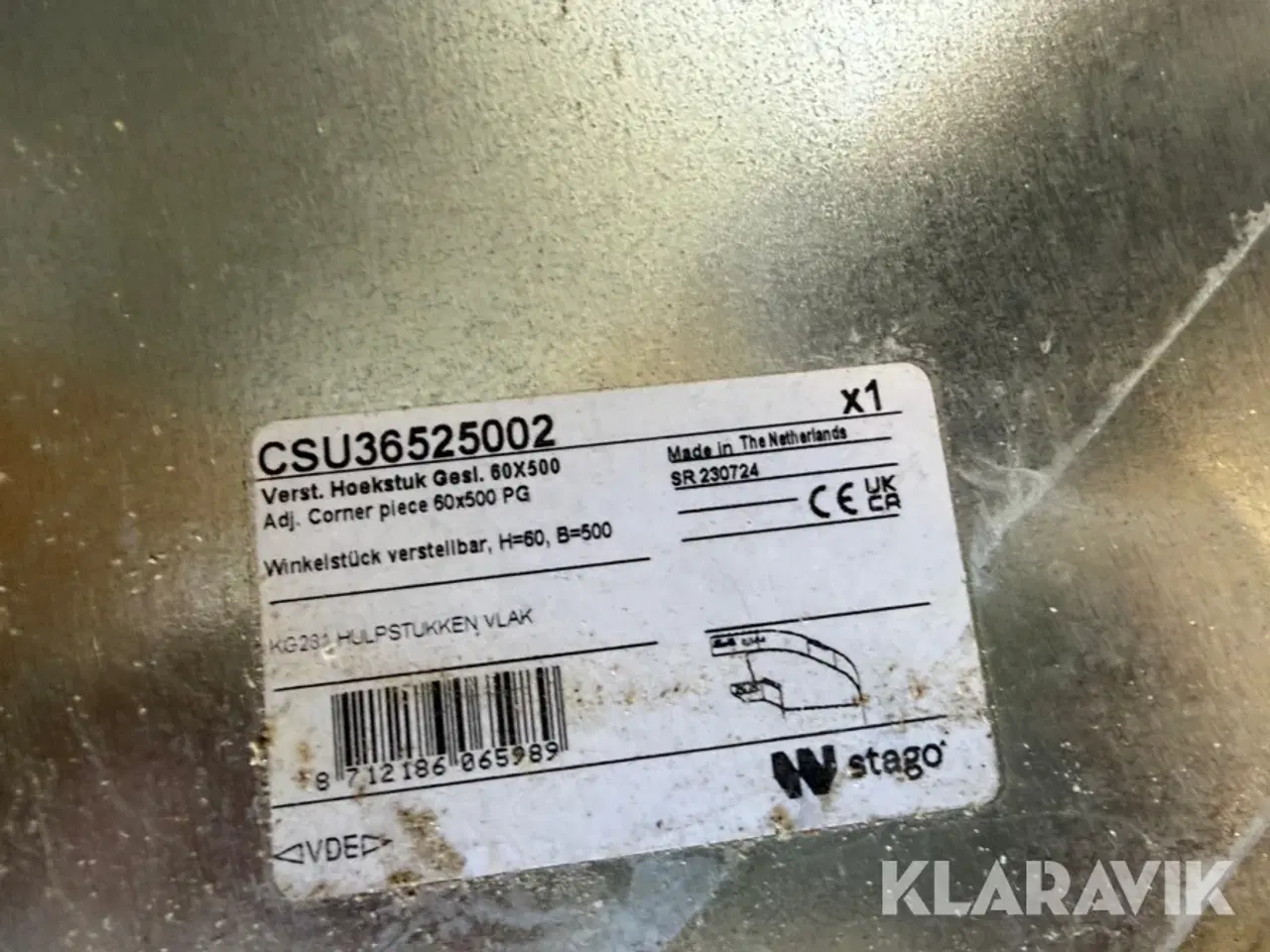 Billede 4 - Ophæng til kabelskinner Stago