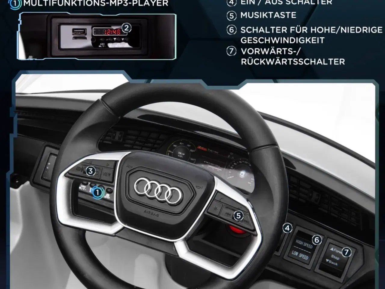 Billede 7 - Audi e-tron elbil til børn