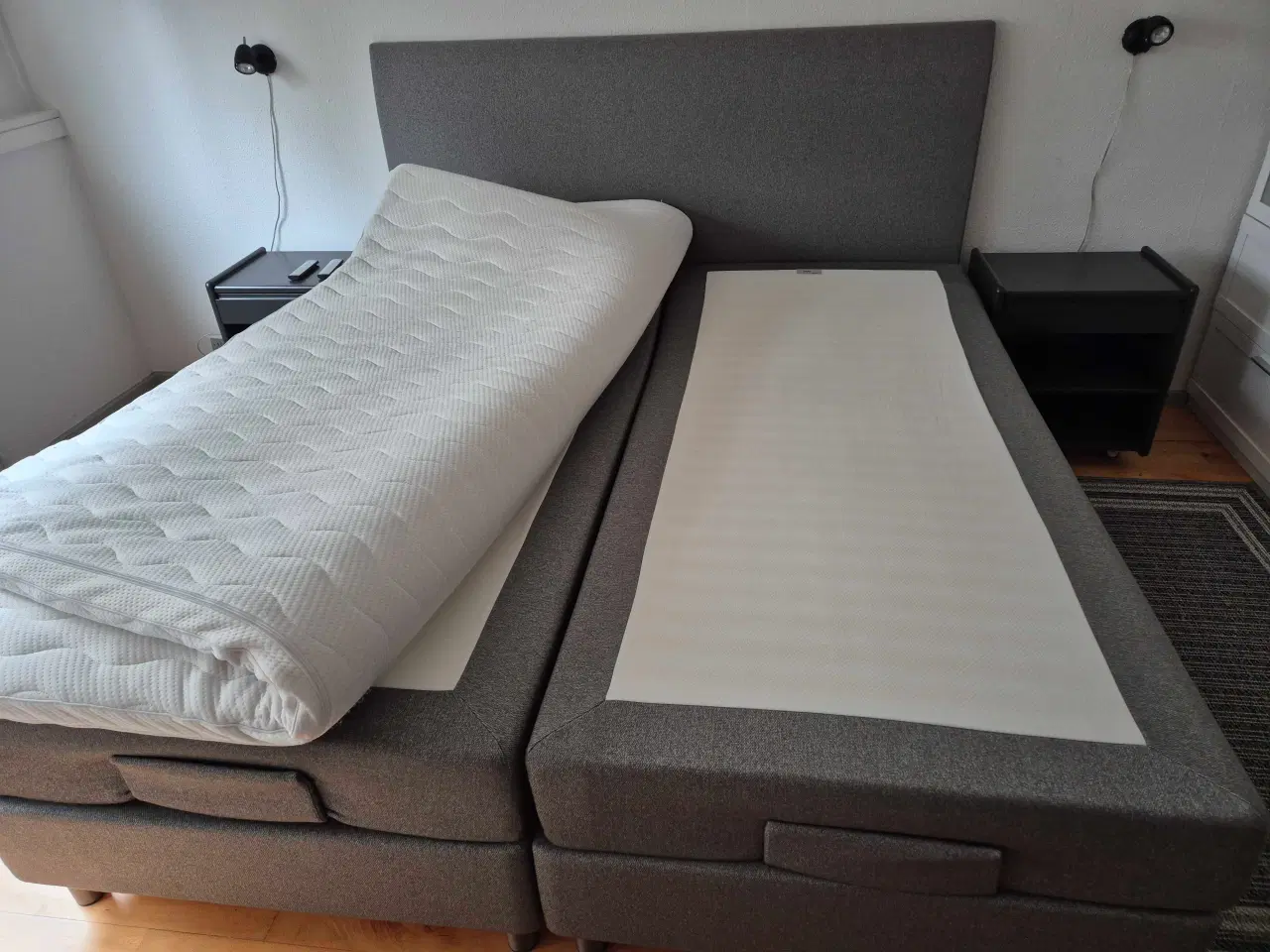 Billede 2 - Flot elevationsseng 180x200