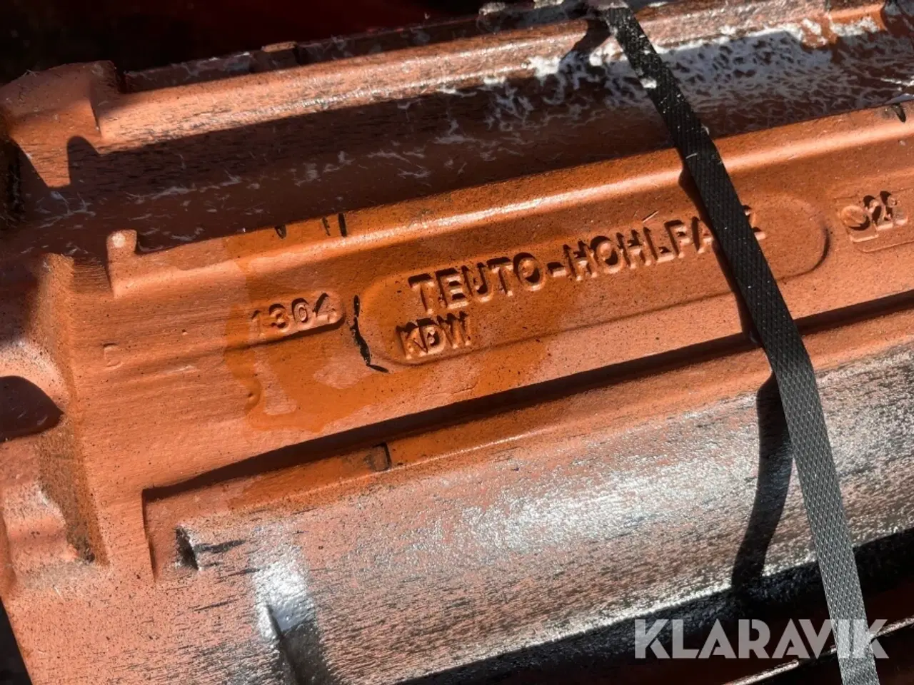 Billede 5 - Tegl Tagsten ABC Teuto Sort glaseret 5 paller