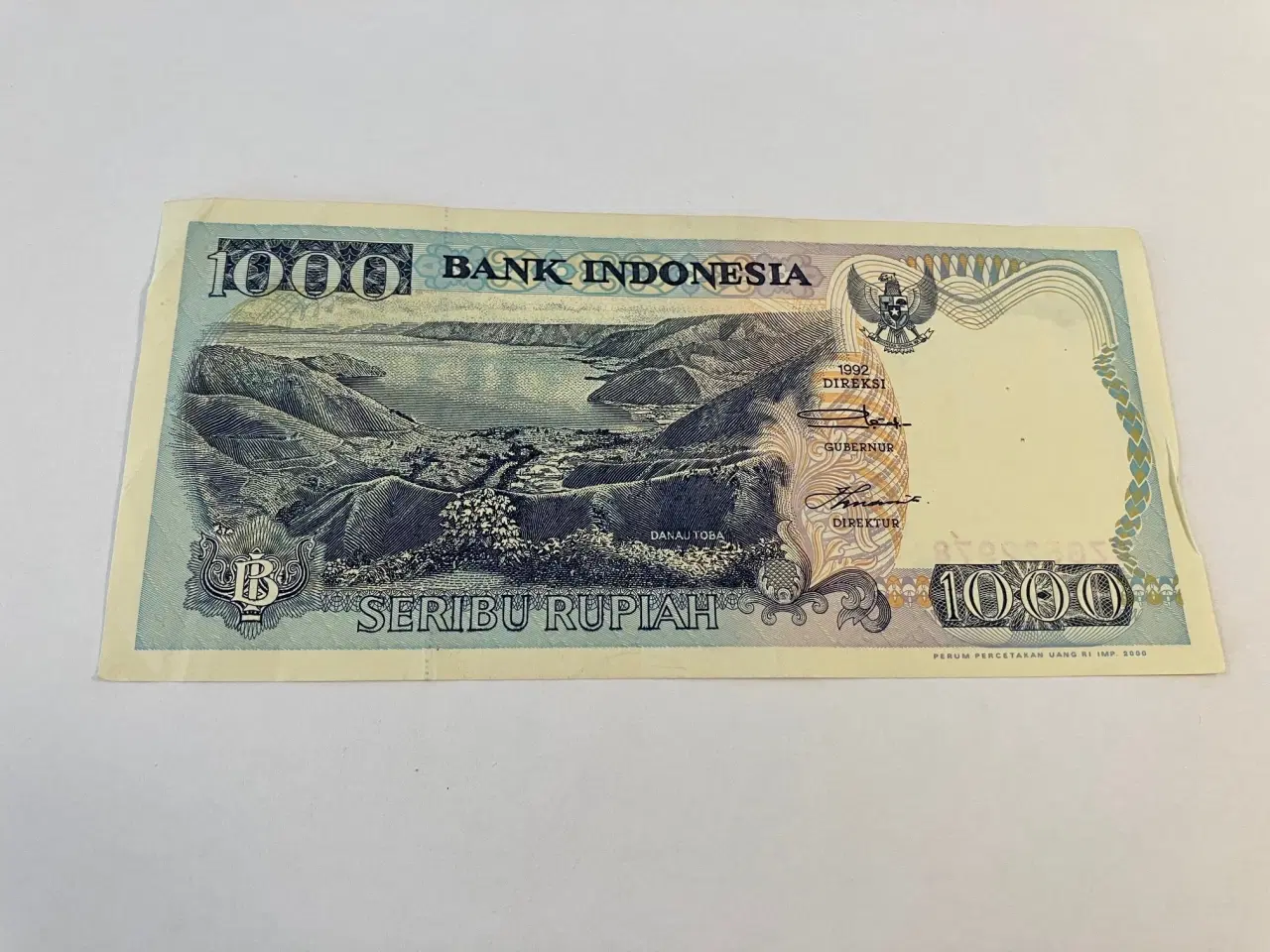 Billede 1 - 1000 Rupiah Indonesia 1992
