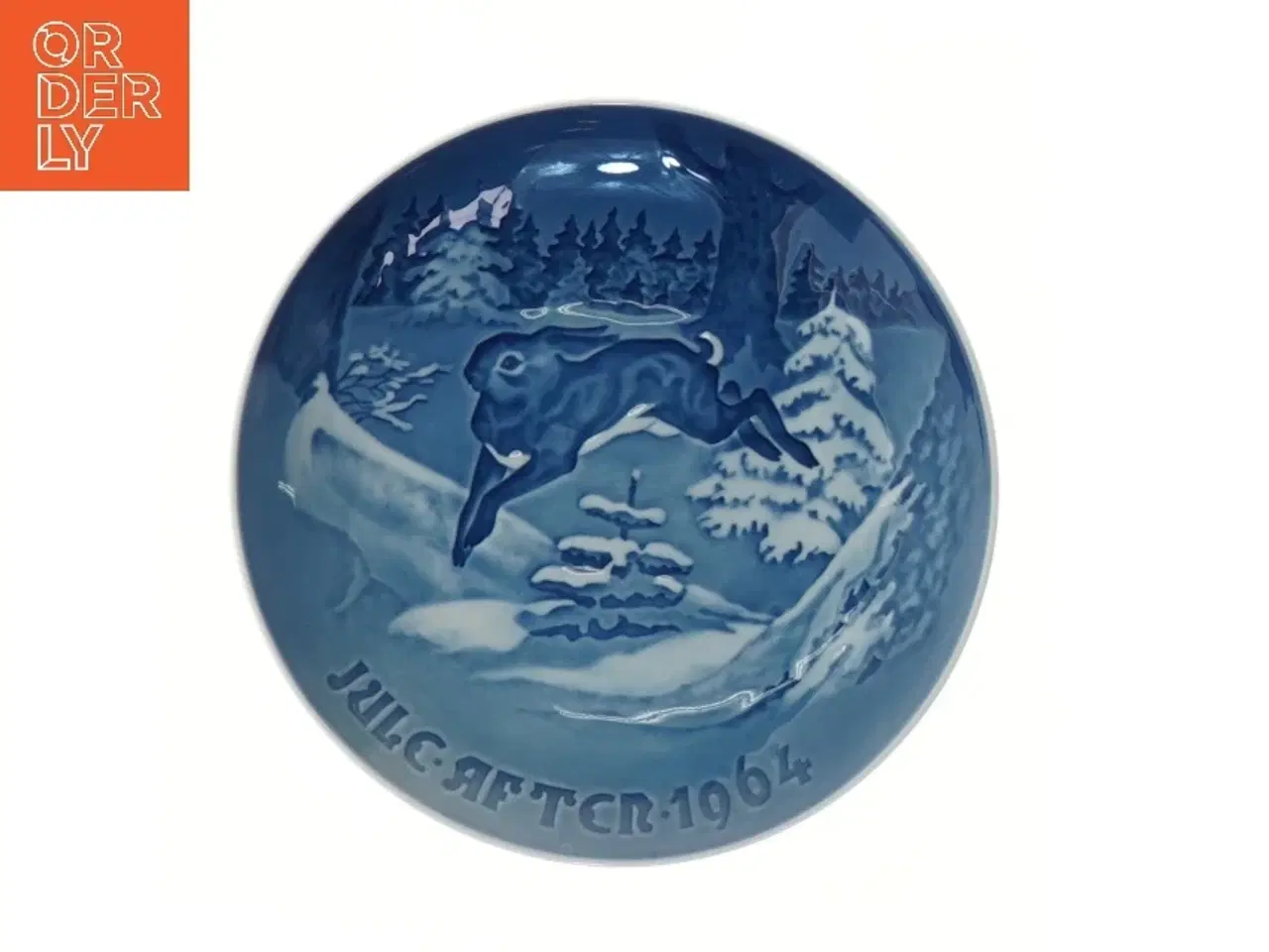 Billede 1 - Royal Copenhagen juleplatte 1964 fra Royal Copenhagen (str. Ø 18,5 cm)