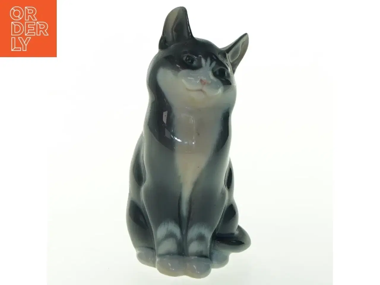 Billede 1 - Royal copenhagen porcelænsfigur af kat fra Bing & Grøndahl (str. 13 cm)