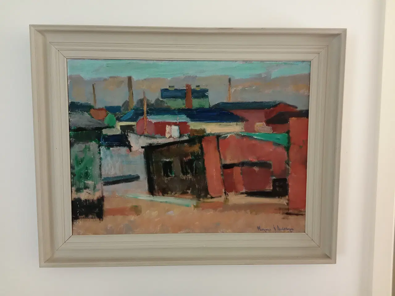 Billede 1 - Maleri Mogens S Andersen 