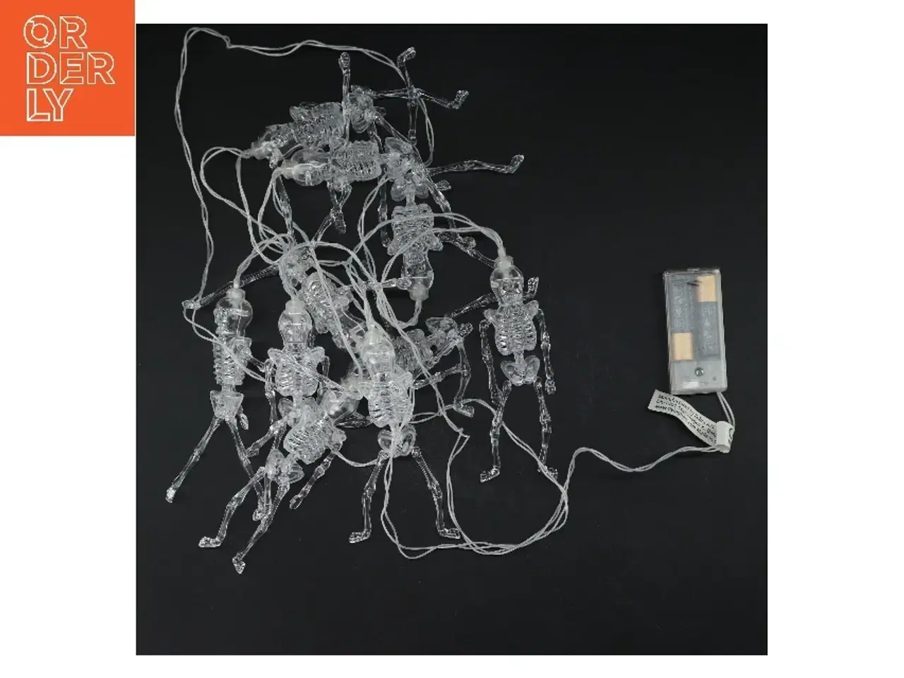 Billede 1 - Skelet lyskæde Halloween