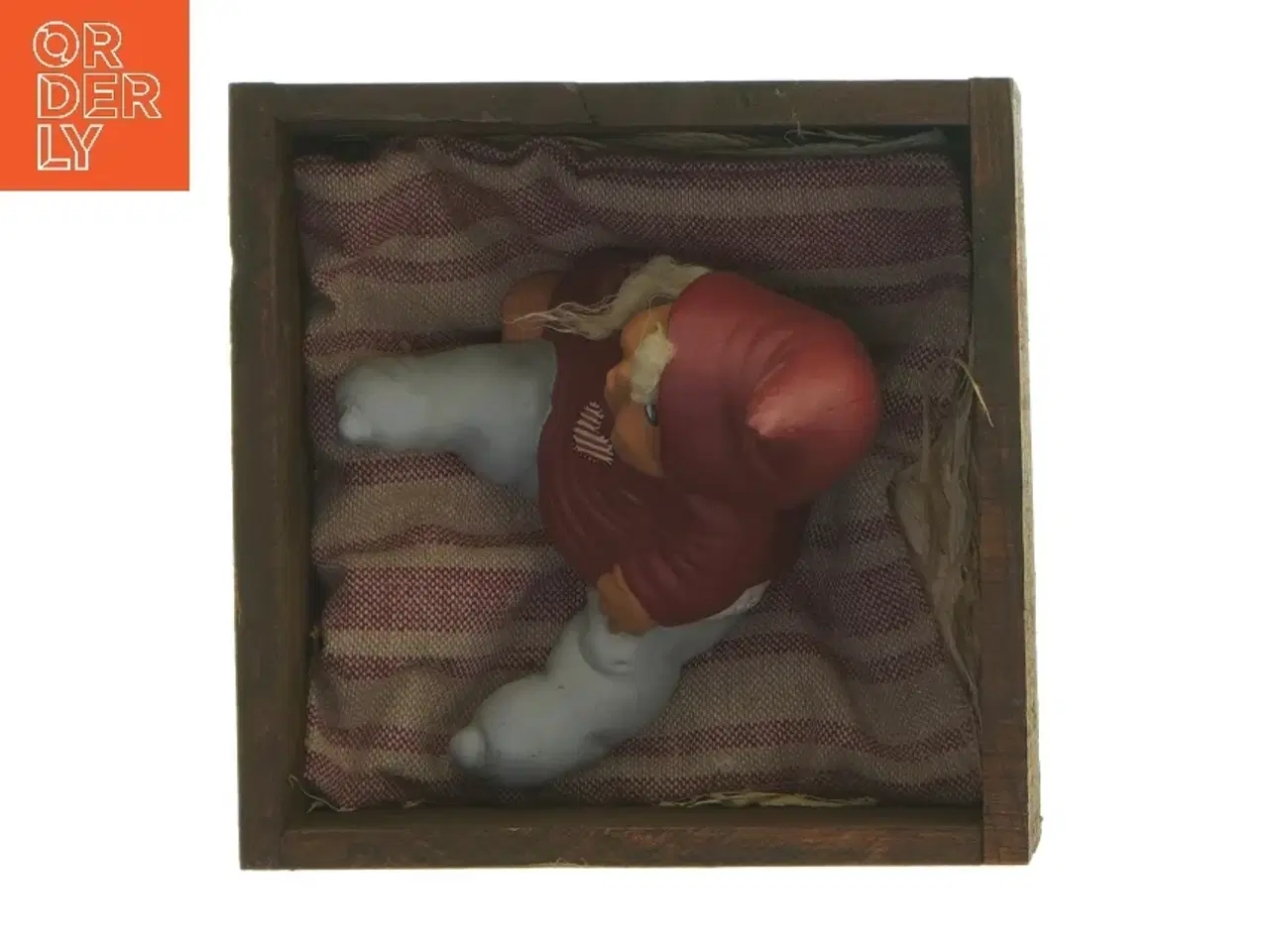 Billede 5 - Julefigur med høkasse fra Trip Trapp (str. 11,5x11,5x10 cm)