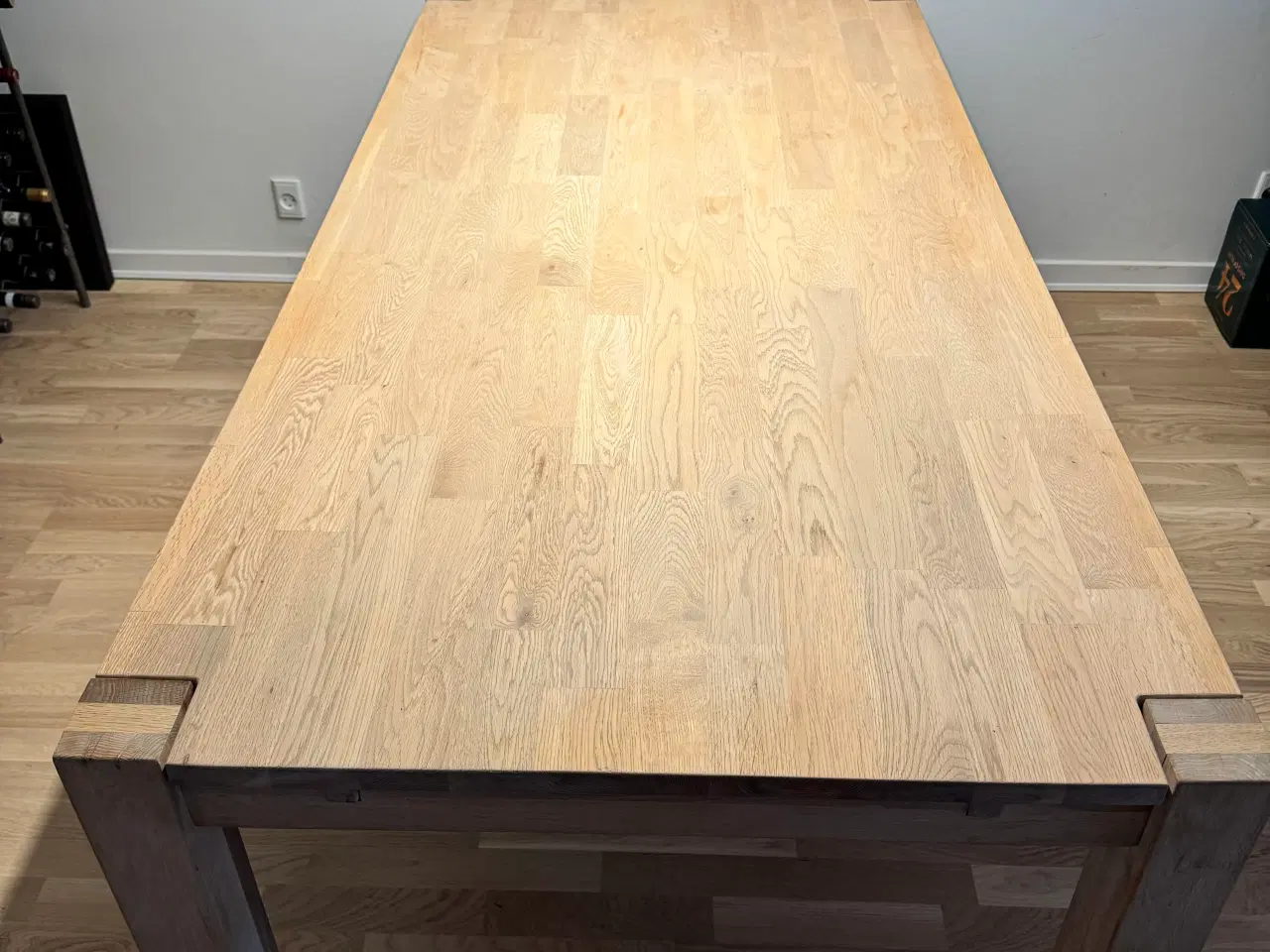 Billede 1 - Spisebord i egetræ 