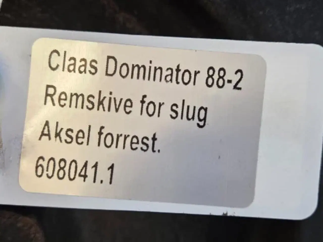 Billede 6 - Claas Dominator 88 Remskive 608041.1