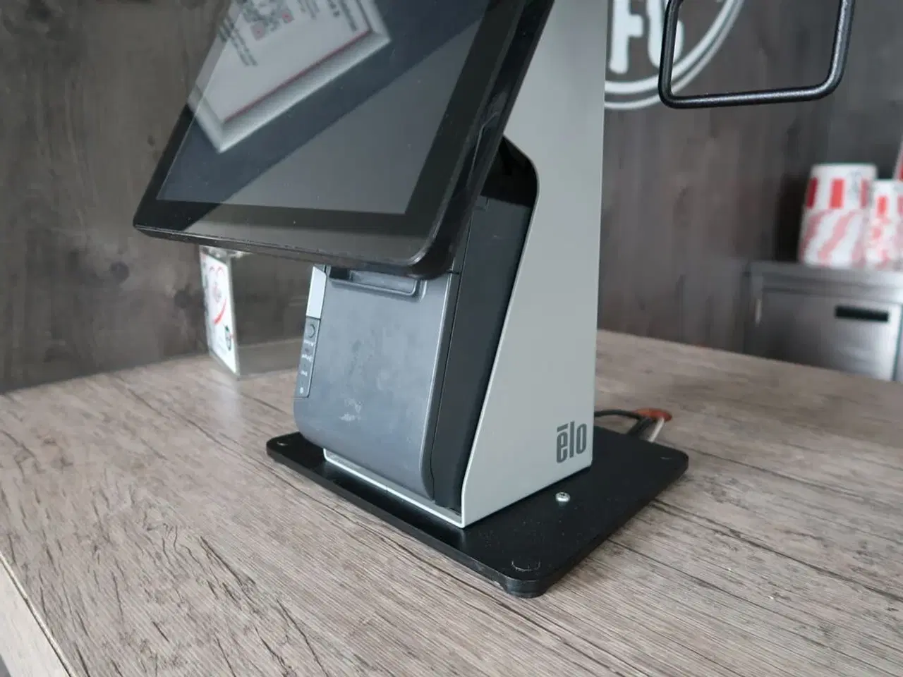 Billede 6 - All-in-one touch computer ELO ESY22i5 med bonprinter samt dankortterminal