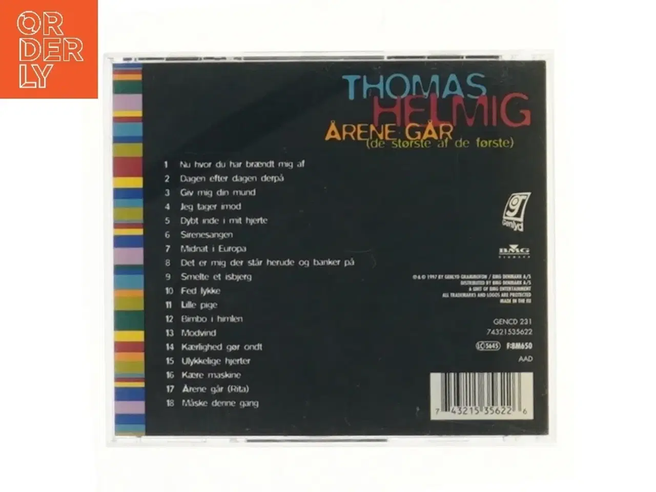 Billede 3 - Thomas Helmig CD - Årene Går fra Genlyd