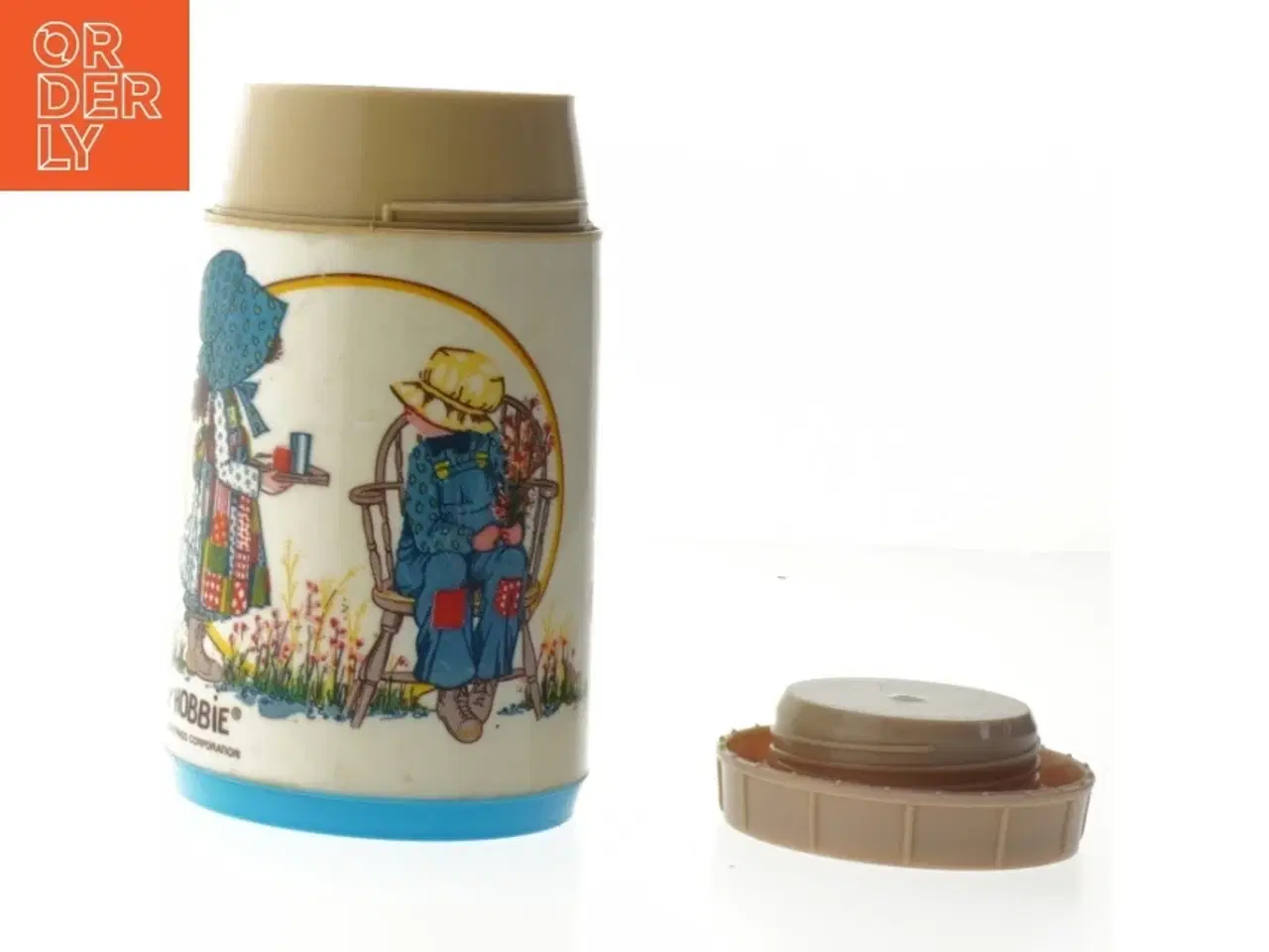 Billede 3 - Vintage/retro Holly Hobbie termoflaske fra Aladdin (str. Ø. 7,5 cm. længde. 16,5 cm)