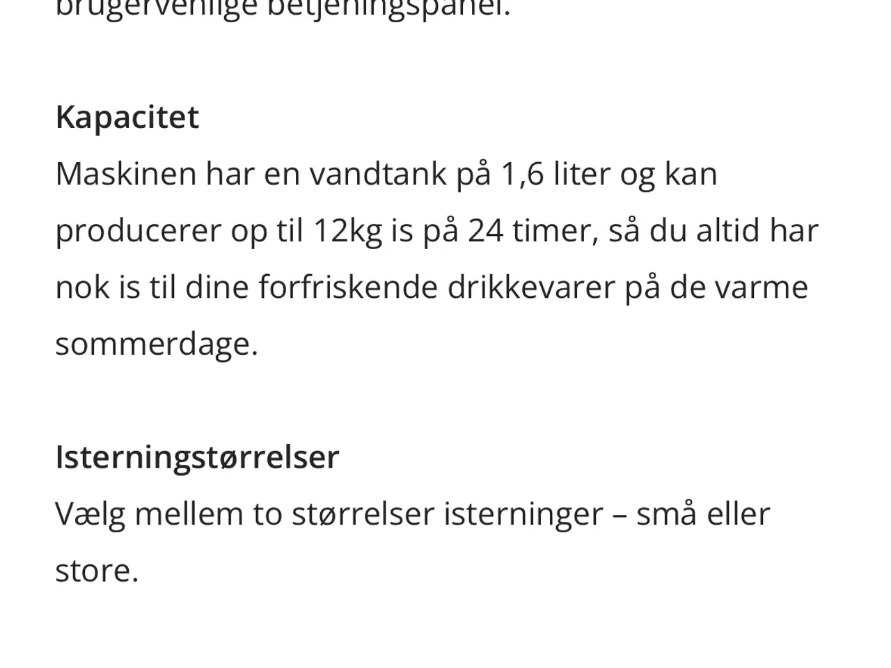 Billede 2 - Isterningsmadkine 