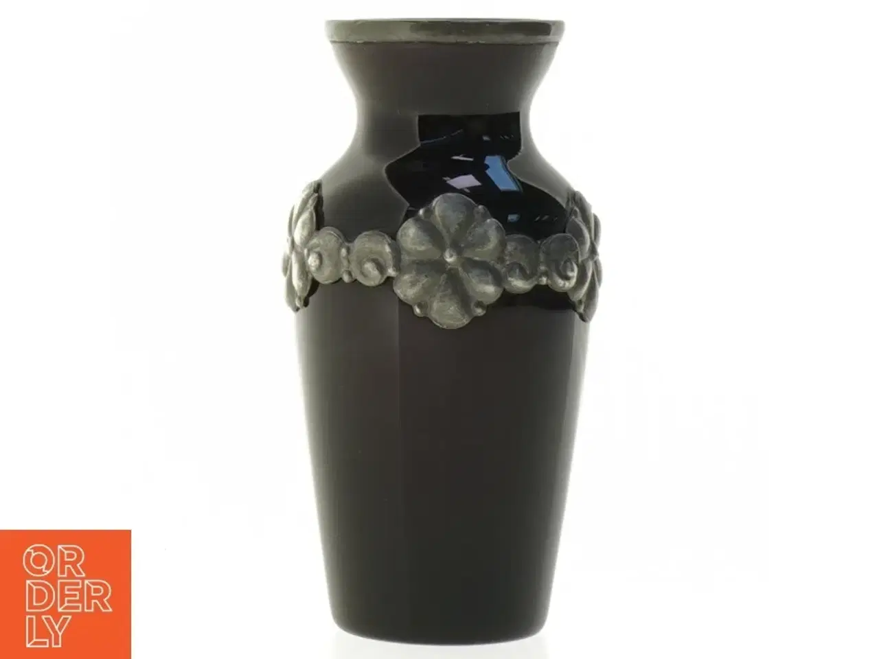 Billede 1 - Antik Holmegaard Dekorativ vase (str. 15 x ø 8 cm)