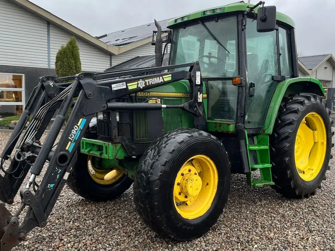 Billede 6 - John Deere 6100 Med frontlæsser