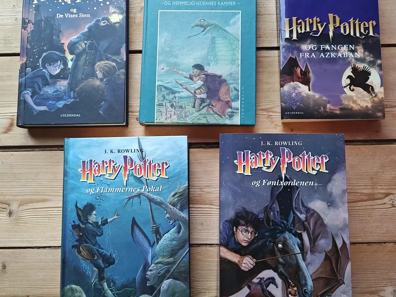 Billede 1 - Harry Potter Bøgerne 1-5 Samlet