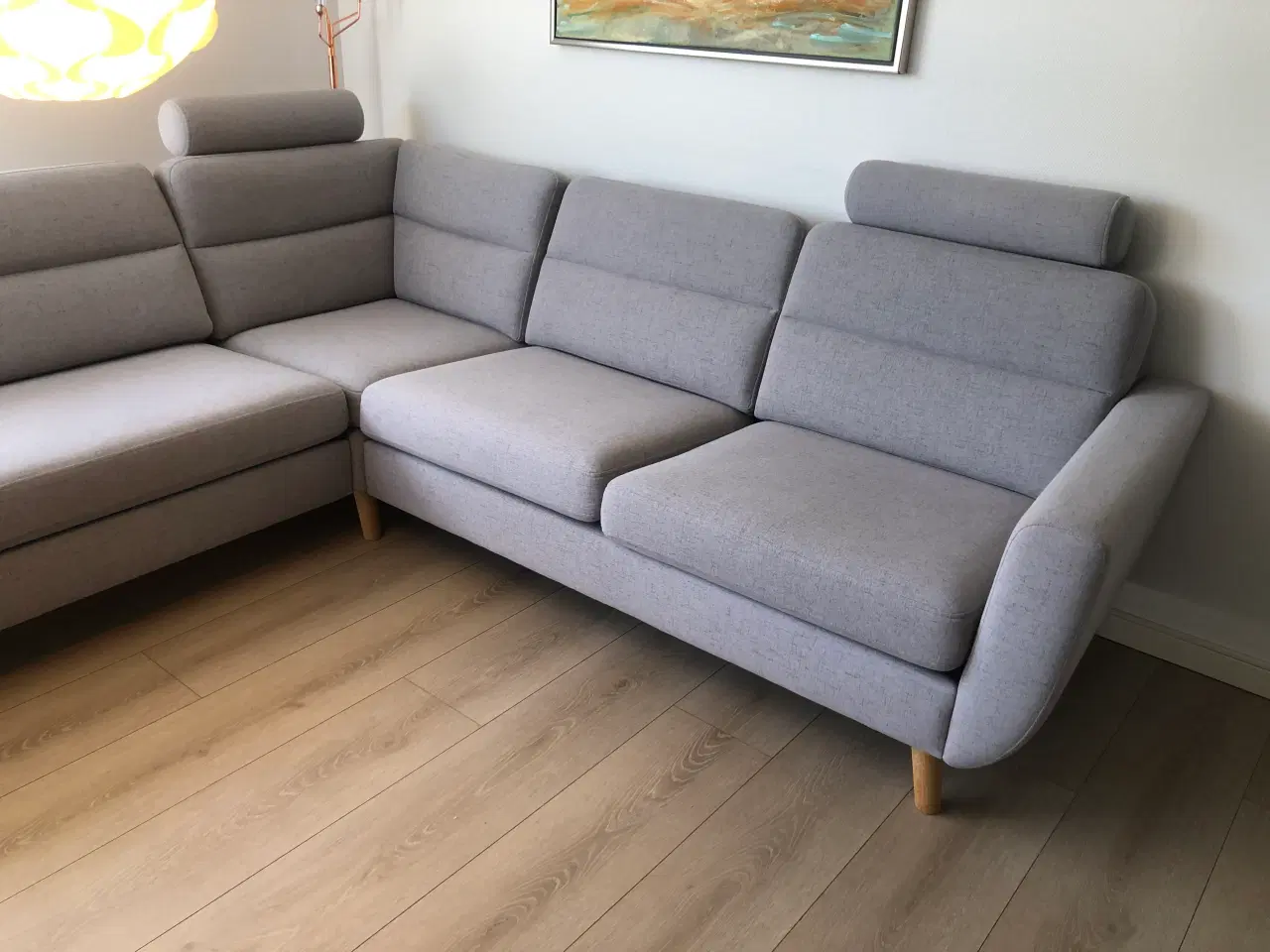 Billede 2 - Stor hjørnesofa med slidstærkt stof