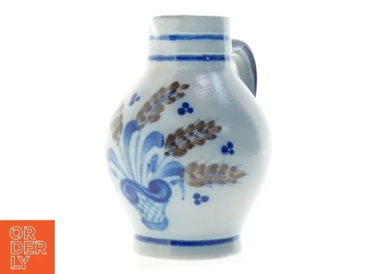 Billede 1 - Saltglaseret Keramik kande (str. 18 x 15 x 13 cm)