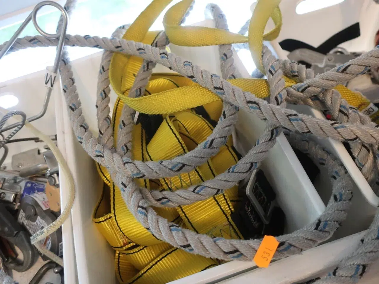 Billede 12 - Div. sikringsgrej, faldblokke m.v. inkl. stativ