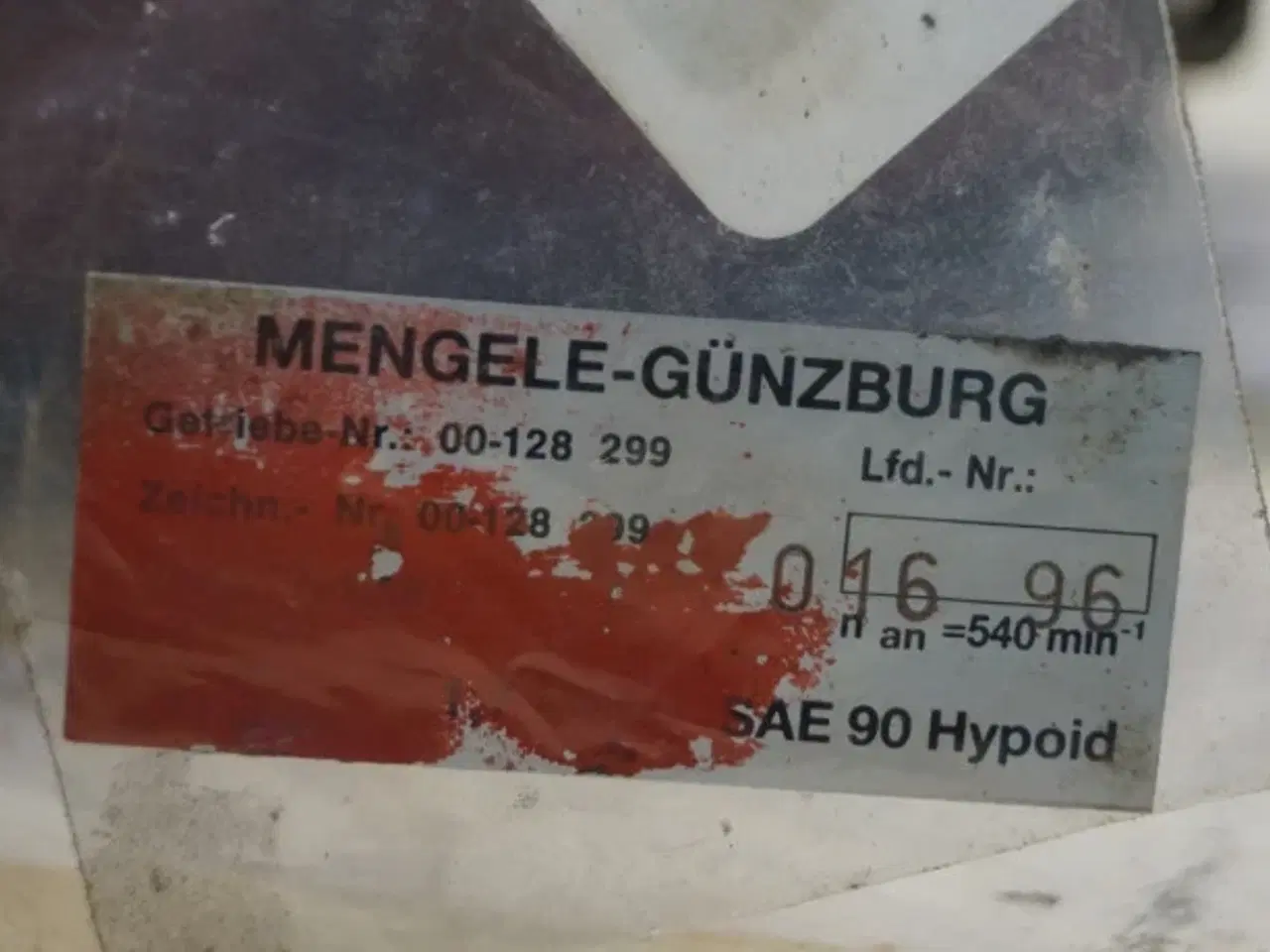 Billede 15 - Mengele Fodervogn Gearkasse 00-128 299