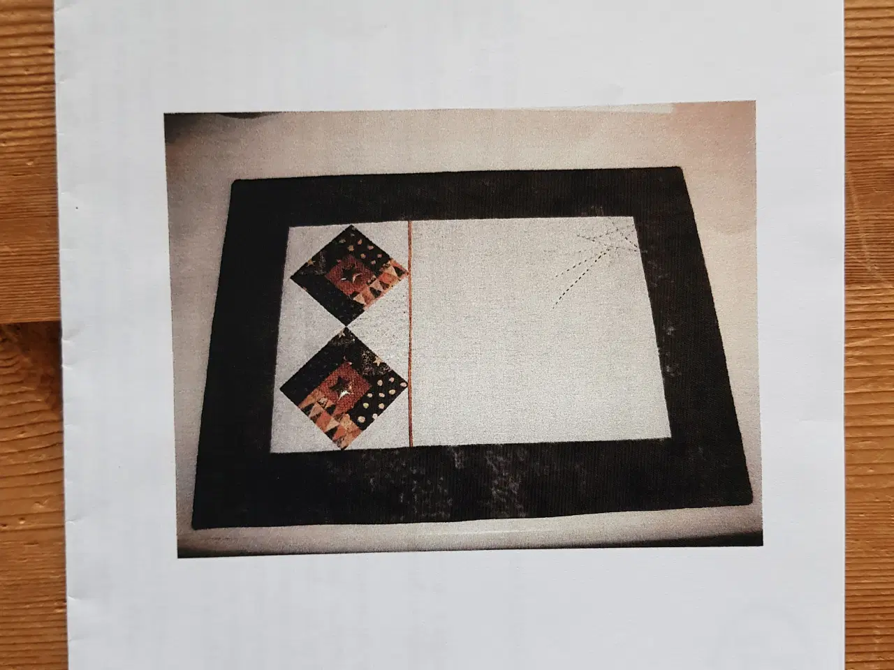 Billede 13 - Originale patchworkmønstre til duge, grydelap mm