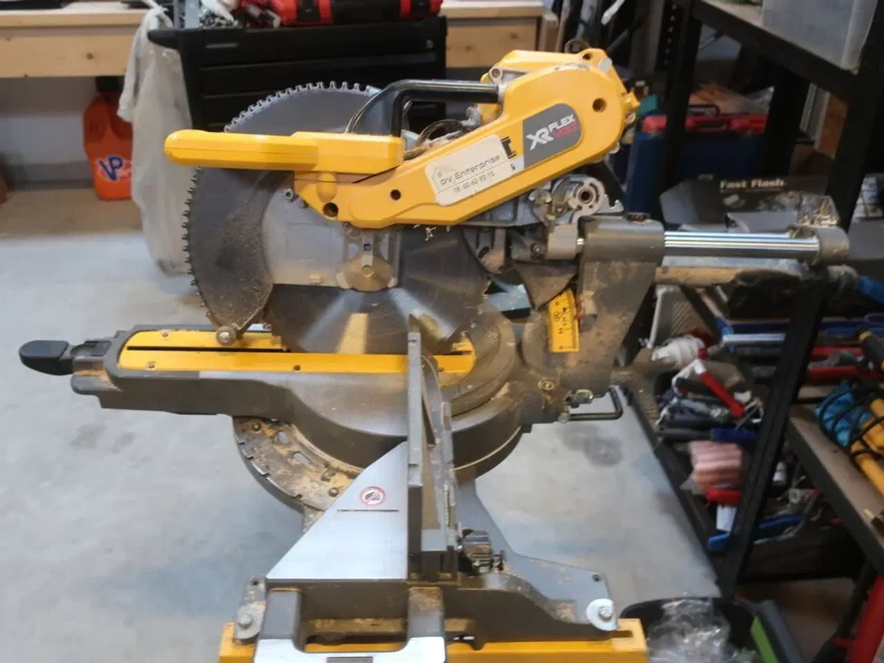 Billede 3 - Kap/ geringssav DEWALT DHS780 med arbejdsbord