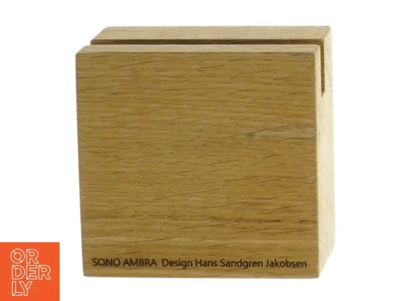 Billede 2 - Dekorativ højtaler til telefon fra We Do Wood (str. 8x8x5 cm)