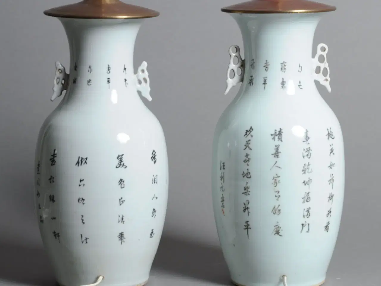 Billede 3 - Bordlamper, kinesiske porcelæn