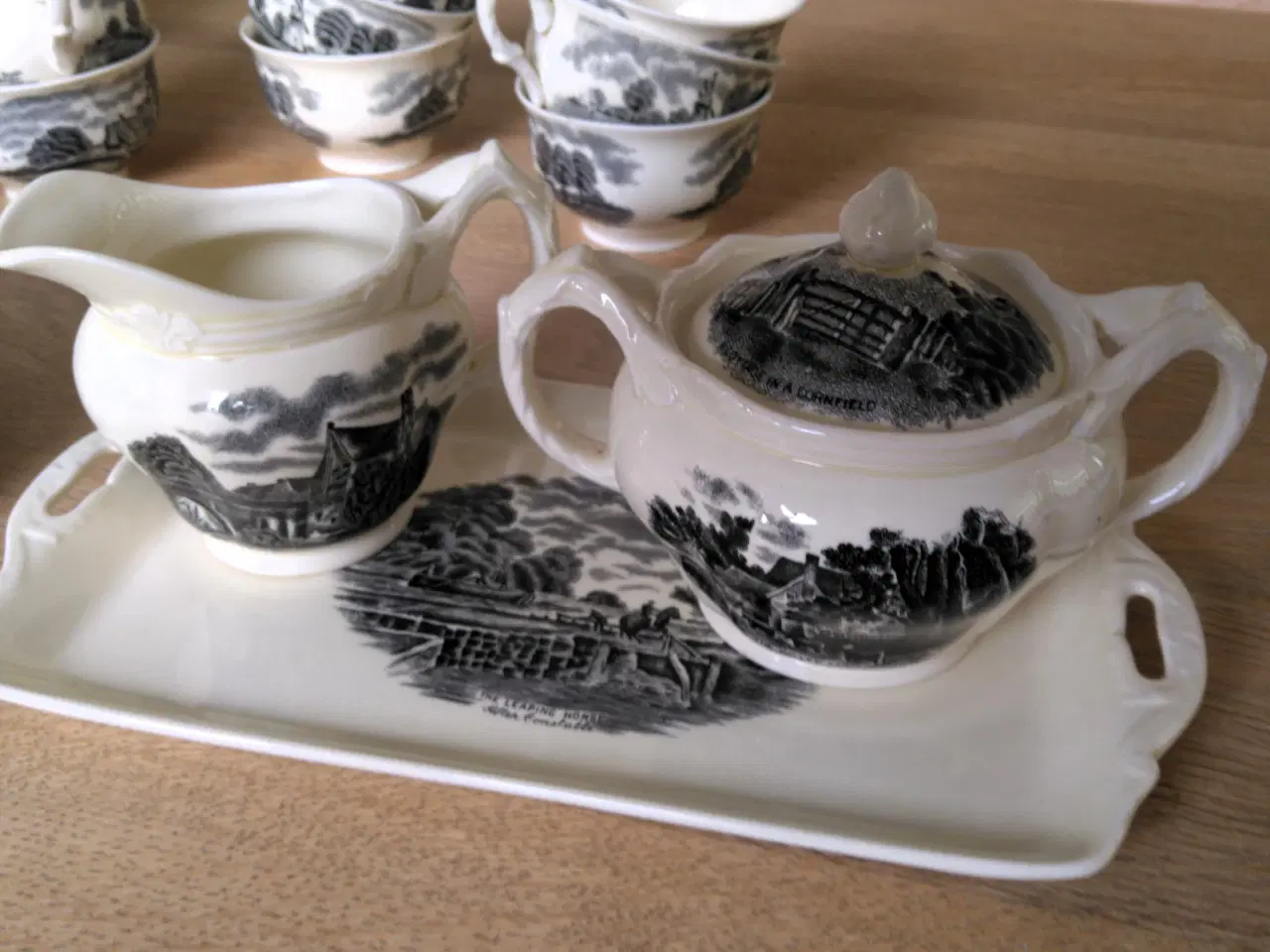 Billede 7 - Utroligt smukt kaffestel fra engelske Grindley.