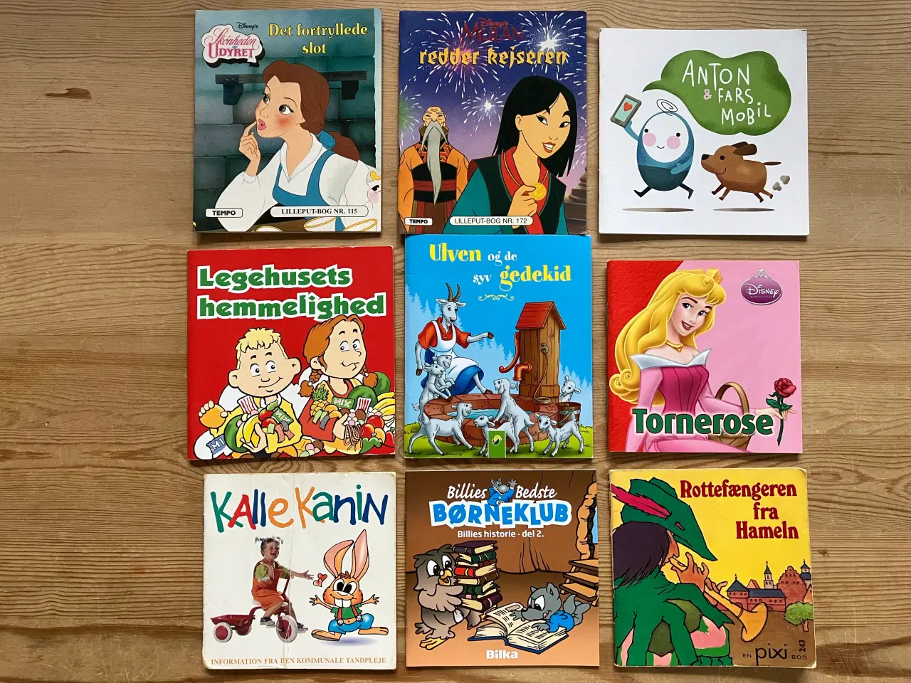 Billede 5 -  6 x 9 børnebøger, Lilleput, Disney m.m.
