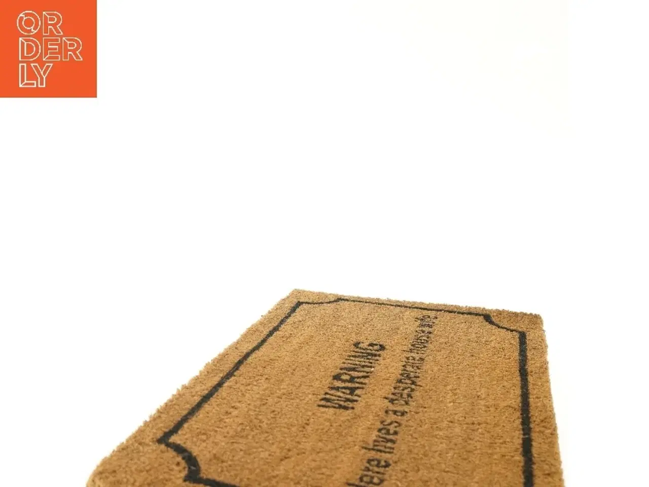 Billede 2 - Dørmåtte med tekst (str. 40x70 cm)