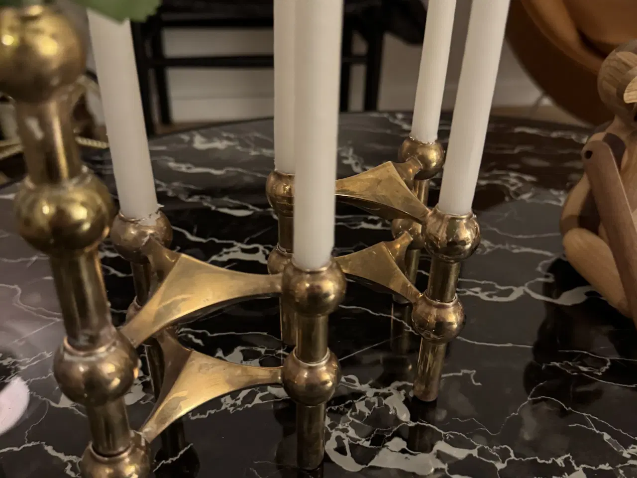 Billede 2 - Stoff nagel i messing 