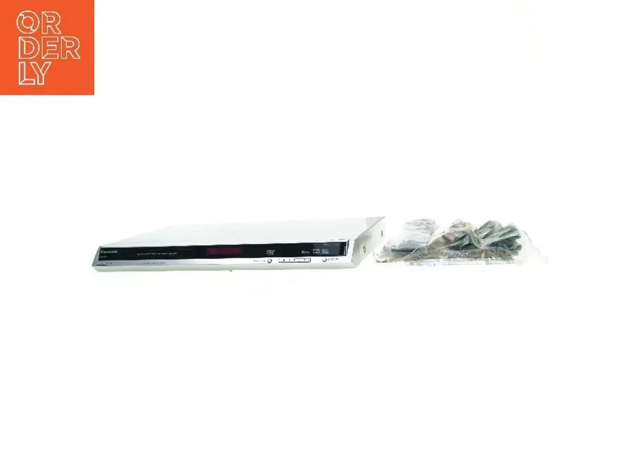 Billede 1 - Dvd afspiller med kabler og fjernbetjening fra Panasonic (str. 43 x 24 cm)