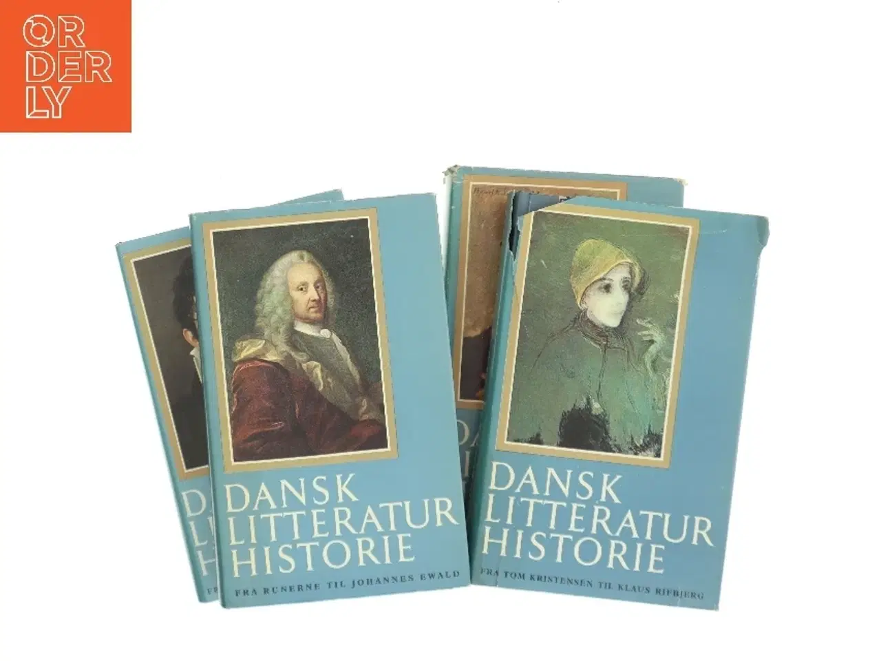 Billede 1 - Dansk litteratur historie bøger fra Politikens Forlag af <Bogens forfattere< (Bog)