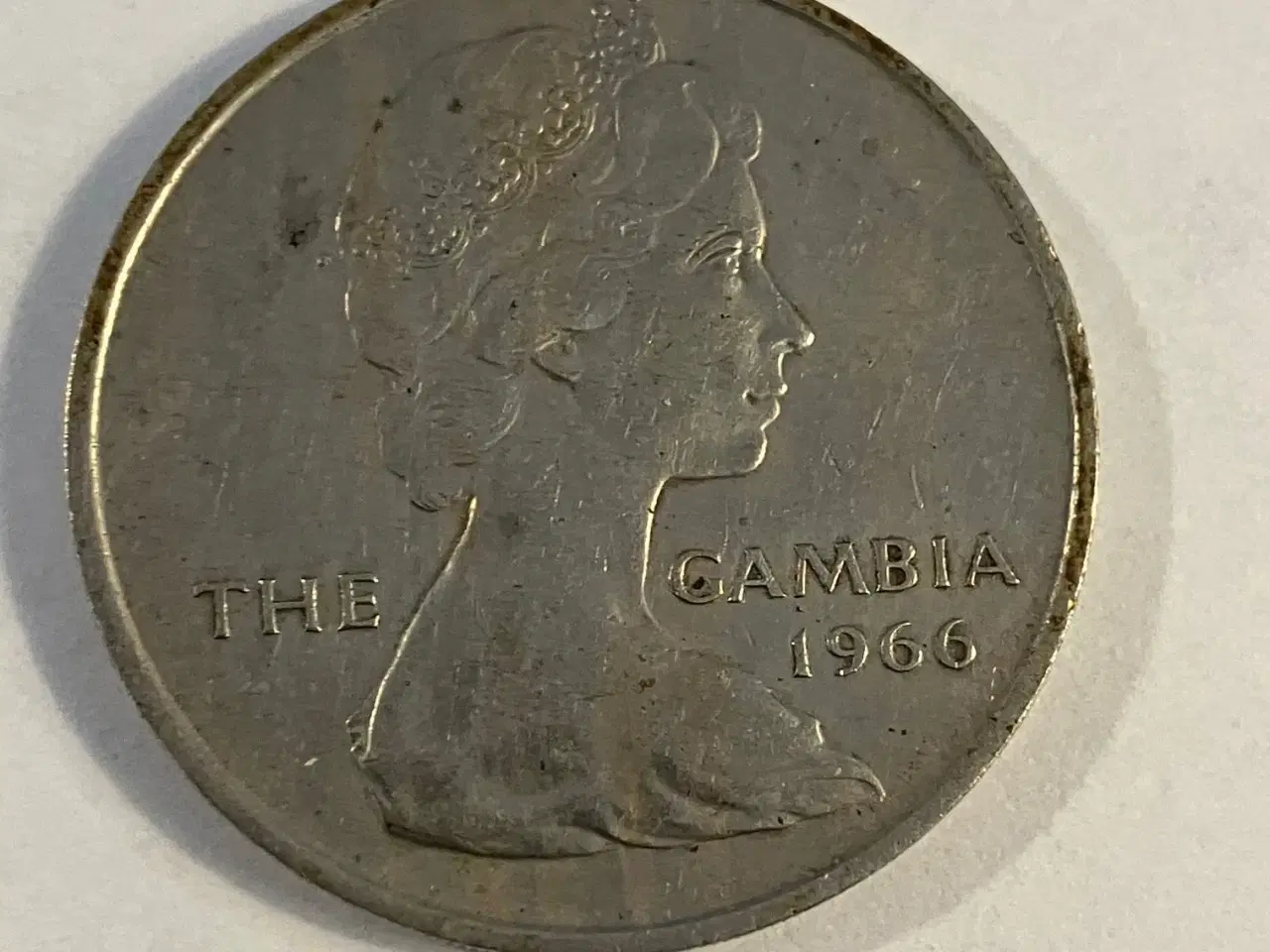Billede 1 - 4 Shillings Gambia 1966