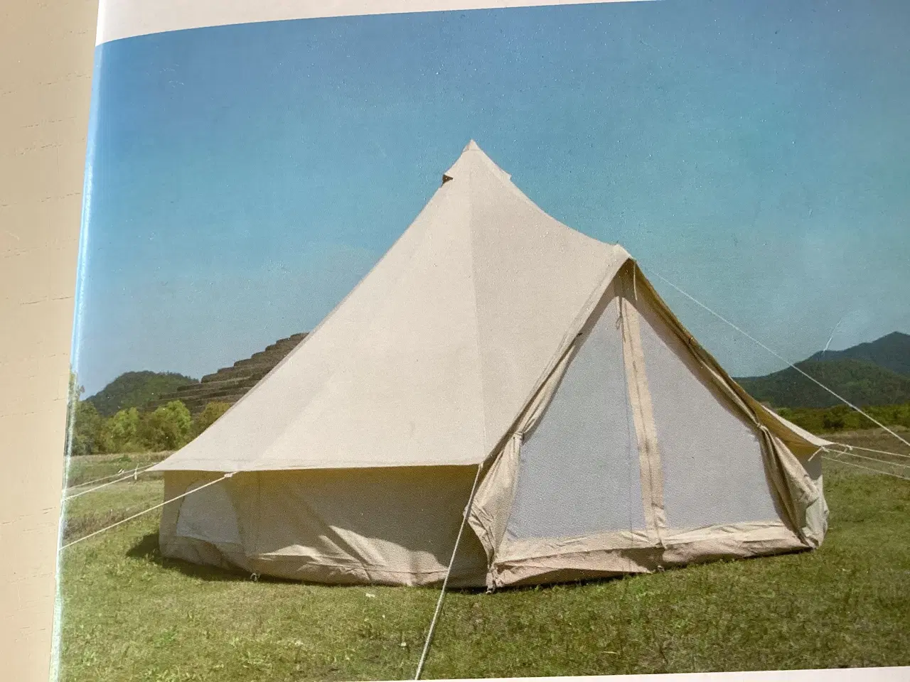 Billede 1 - Glampingtelt 5 m i diameter med oversejl