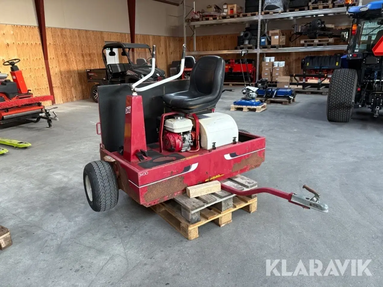 Billede 3 - Greens roller greensIRON Super 3900 med trailer