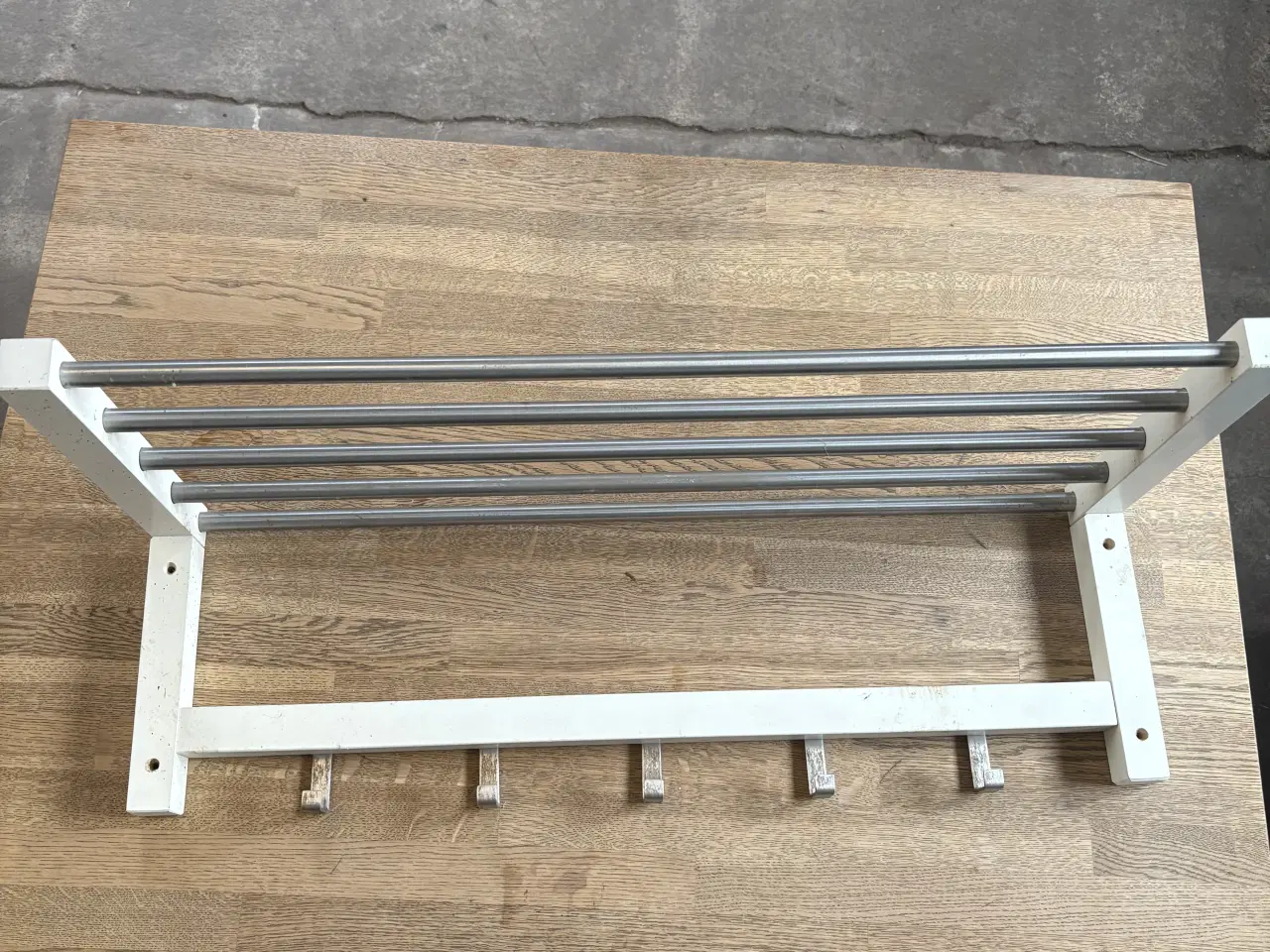 Billede 1 - Ikea hattehylde/knagerække