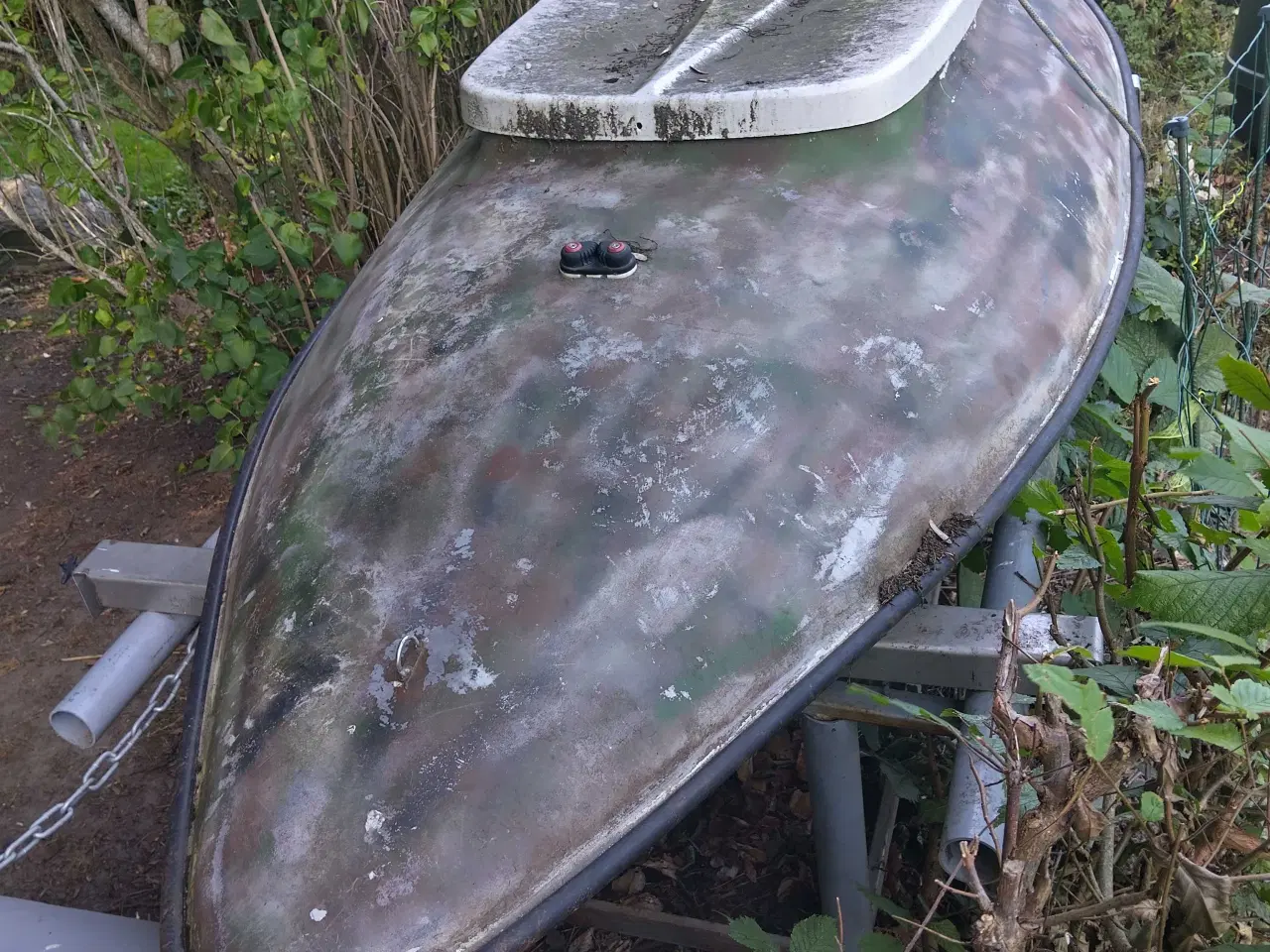 Billede 1 - Randers Jagt Bobbel med låg Motor beslag Camo Net